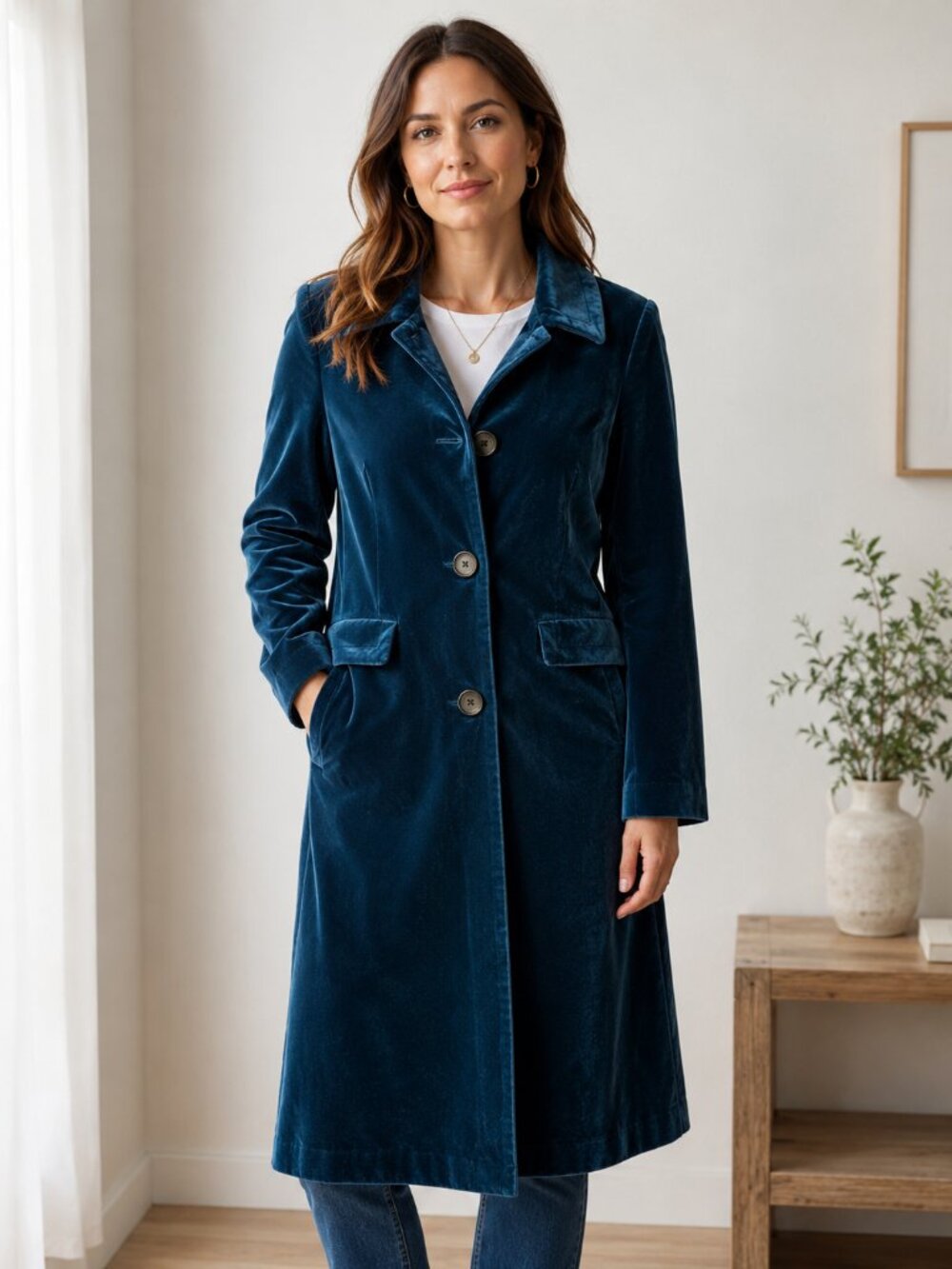 Boden Velvet Gigi Party Coat